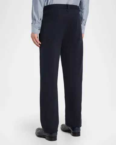 Emporio Armani Men's Straight Leg Stretch Five-Pocket Pants | Thumbnail 2 Emporio Armani Men's Straight Leg Stretch Five-Pocket Pants | Thumbnail 2
