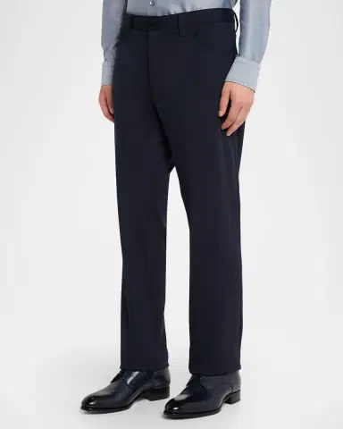 Emporio Armani Men's Straight Leg Stretch Five-Pocket Pants | Thumbnail 3 Emporio Armani Men's Straight Leg Stretch Five-Pocket Pants | Thumbnail 3