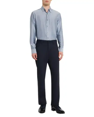 Emporio Armani Men's Straight Leg Stretch Five-Pocket Pants | Thumbnail 1 Emporio Armani Men's Straight Leg Stretch Five-Pocket Pants | Thumbnail 1