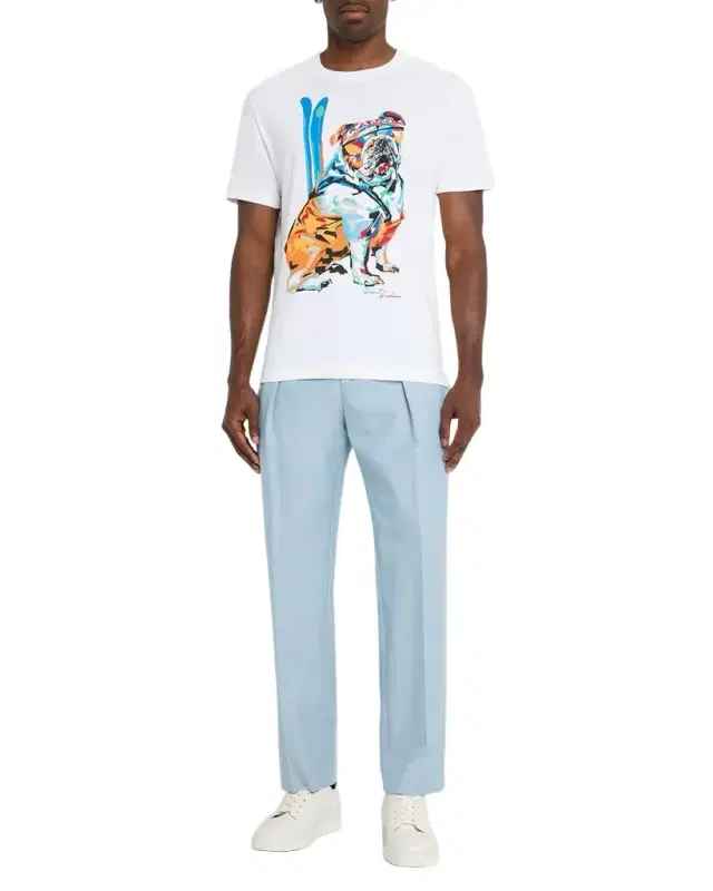 Robert Graham Men 's Ski Graham Cotton T-Shirt