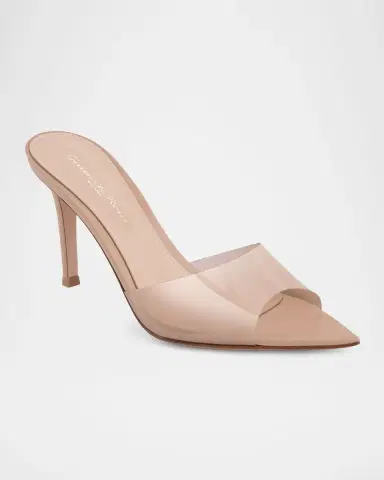 Gianvito Rossi Elle Transparent Mule Sandals | Thumbnail 2