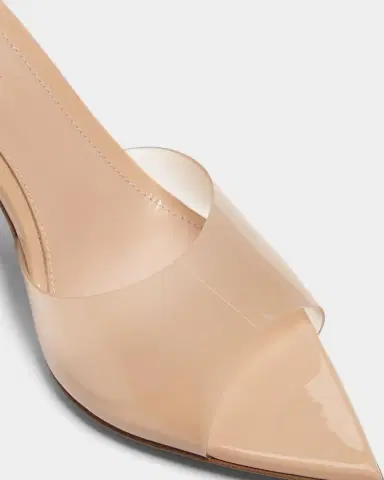 Gianvito Rossi Elle Transparent Mule Sandals | Thumbnail 4