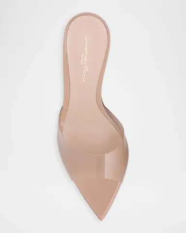 Gianvito Rossi Elle Transparent Mule Sandals | Thumbnail 5