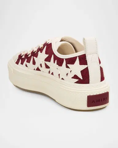 Amiri Stars Low-Top Canvas Sneakers | Thumbnail 4