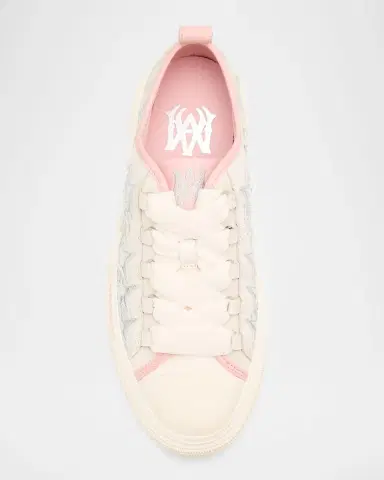 AMIRI Metallic Stars Court Low Leather Low-Top Sneakers | Thumbnail 5