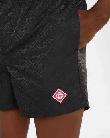 Casablanca Men's Tonal Monogram Jacquard Swim Shorts | Thumbnail 3 Casablanca Men's Tonal Monogram Jacquard Swim Shorts | Thumbnail 3