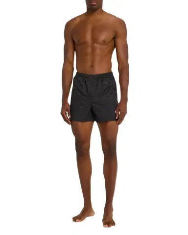 Casablanca Men's Tonal Monogram Jacquard Swim Shorts | Thumbnail 1 Casablanca Men's Tonal Monogram Jacquard Swim Shorts | Thumbnail 1