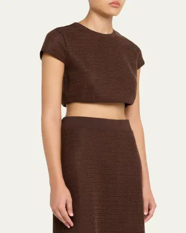Simkhai Lidie Knit Crop Top | Thumbnail 4 Simkhai Lidie Knit Crop Top | Thumbnail 4