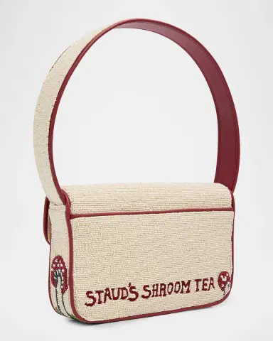 Staud Tommy Beaded Rayon Shoulder Bag | Thumbnail 2