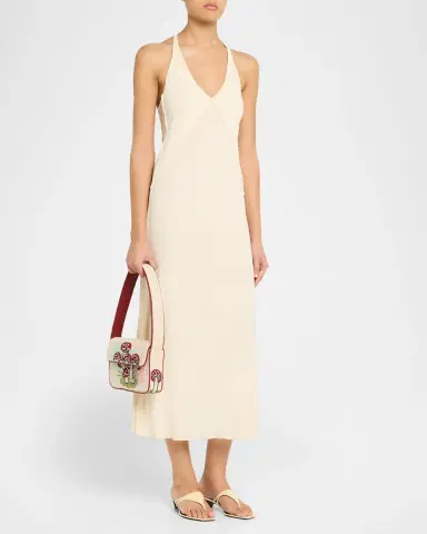 Staud Tommy Beaded Rayon Shoulder Bag | Thumbnail 4