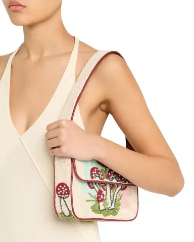 Staud Tommy Beaded Rayon Shoulder Bag | Thumbnail 1