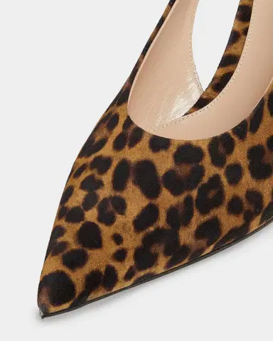 Gianvito Rossi 55mm Robbie Sling Leopard Print Kitten Heels | Thumbnail 7 Gianvito Rossi 55mm Robbie Sling Leopard Print Kitten Heels | Thumbnail 7