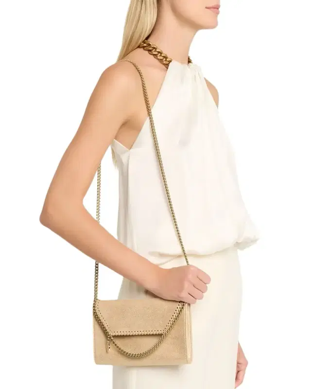 Falabella Metallic Wallet Crossbody Bag