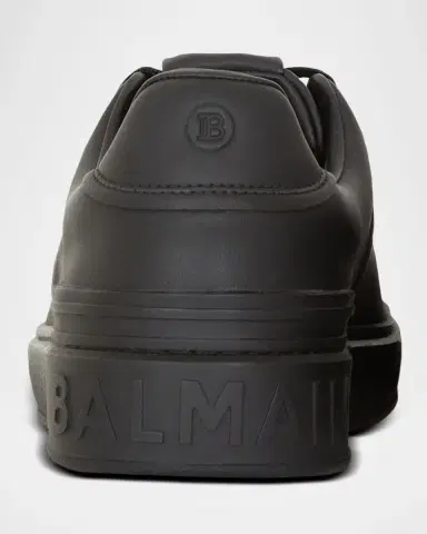 Balmain Men's B-Court Leather Low-Top Sneakers | Thumbnail 4 Balmain Men's B-Court Leather Low-Top Sneakers | Thumbnail 4