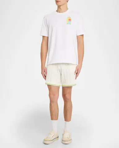 CASABLANCA Men's Gradient L 'Arche Organic Cotton T‑Shirt | Thumbnail 2