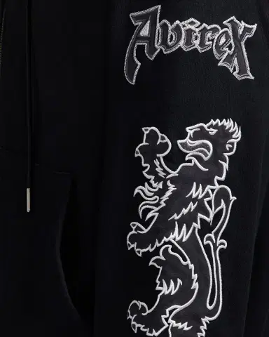 AVIREX Men's Goth Fleece Full-Zip Hoodie | Thumbnail 7 AVIREX Men's Goth Fleece Full-Zip Hoodie | Thumbnail 7