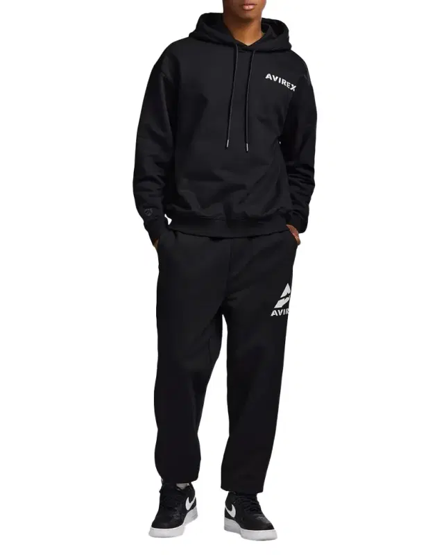 Men 's Big A Cotton Fleece Hoodie