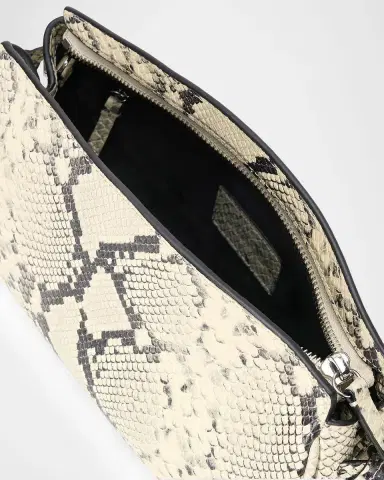 Staud Maude Convertible Clutch White Snake | Thumbnail 2 Staud Maude Convertible Clutch White Snake | Thumbnail 2