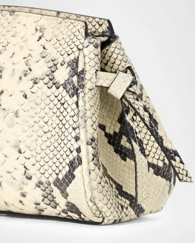 Staud Maude Convertible Clutch White Snake | Thumbnail 3 Staud Maude Convertible Clutch White Snake | Thumbnail 3