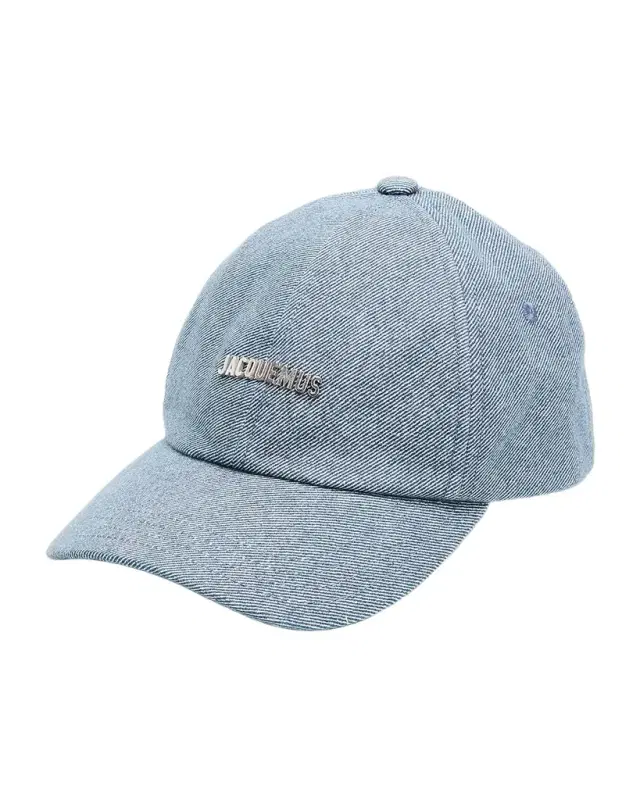 Men's The Gadjo Metal-Logo Denim Six-Panel Baseball Cap Men's The Gadjo Metal-Logo Denim Six-Panel Baseball Cap