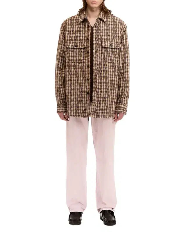 vowels Men 's Double-Pocket Shirt