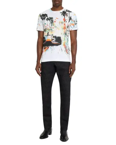 Robert Graham Men's Final Lap Cotton Graphic T-Shirt | Thumbnail 1