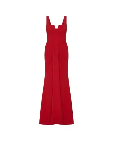 Rebecca Vallance Zarya Sleeveless Draped Mermaid Gown | Thumbnail 1