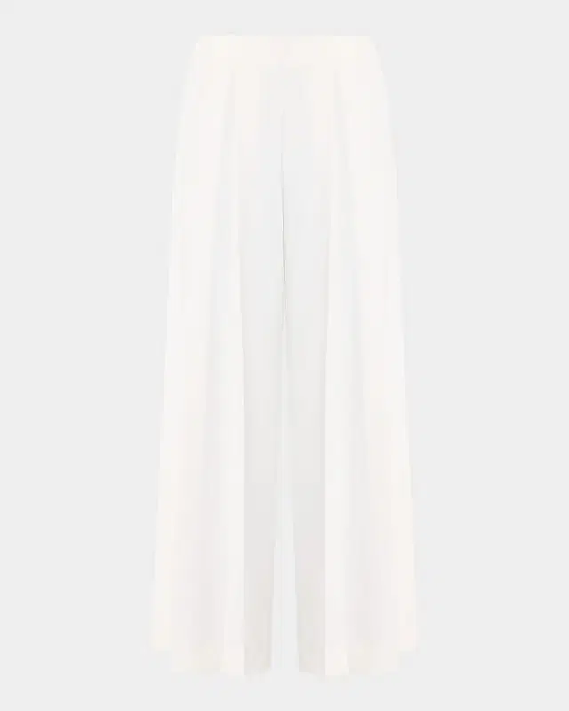 Novalynn Cropped Pleated Pants