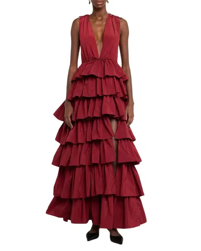Henriette Ruffle Gown