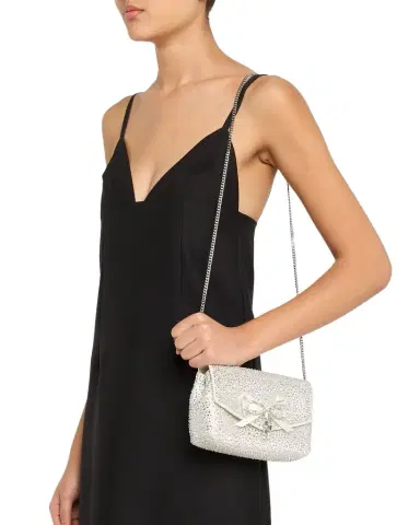 Jimmy Choo Soft Bow Mini Bag | Thumbnail 1 Jimmy Choo Soft Bow Mini Bag | Thumbnail 1