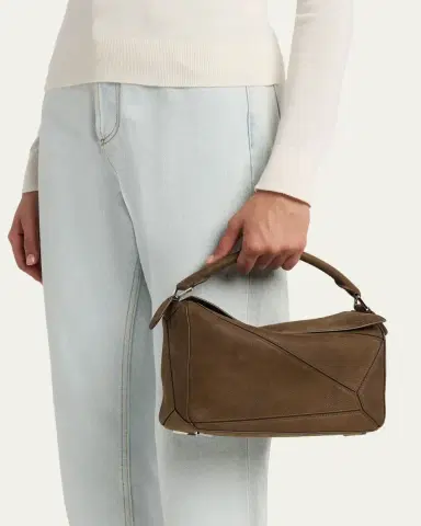 Loewe Puzzle Small Top-Handle Bag in Smooth Leather | Thumbnail 2 Loewe Puzzle Small Top-Handle Bag in Smooth Leather | Thumbnail 2