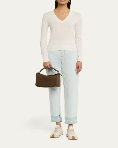 Loewe Puzzle Small Top-Handle Bag in Smooth Leather | Thumbnail 5 Loewe Puzzle Small Top-Handle Bag in Smooth Leather | Thumbnail 5