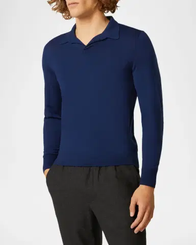 Sease Men's Johnny Wool Collared Pullover | Thumbnail 2 Sease Men's Johnny Wool Collared Pullover | Thumbnail 2