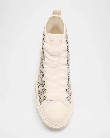AMIRI Men's MA Quad Court Hi Embroidered High-Top Sneakers | Thumbnail 3 AMIRI Men's MA Quad Court Hi Embroidered High-Top Sneakers | Thumbnail 3