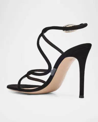 Gianvito Rossi Jungle Mamba Suede Ankle-Strap Sandals | Thumbnail 3 Gianvito Rossi Jungle Mamba Suede Ankle-Strap Sandals | Thumbnail 3