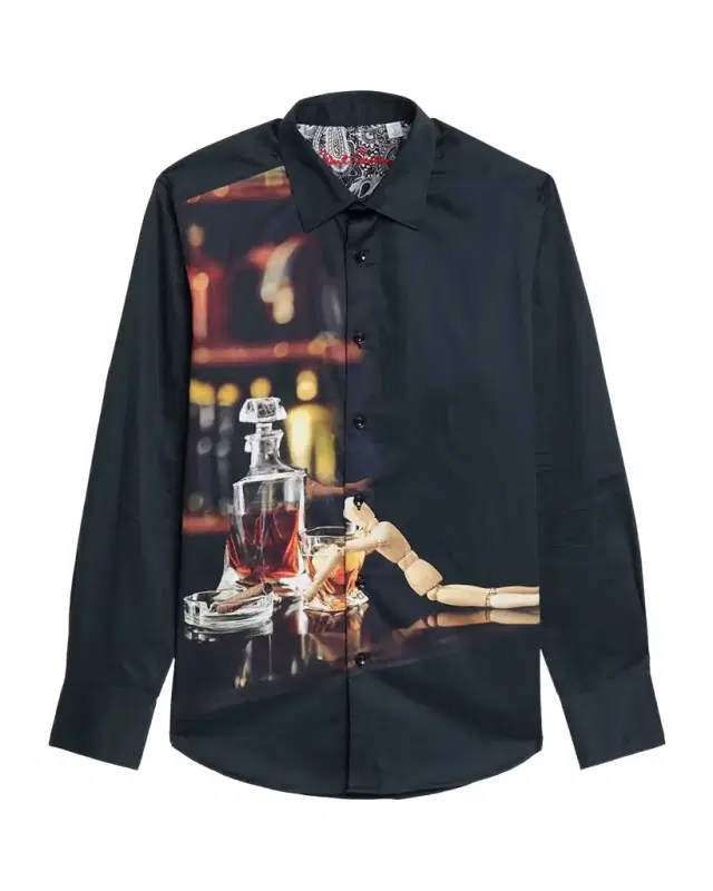 Men's Distilled Spirit Cotton Button-Down Shirt