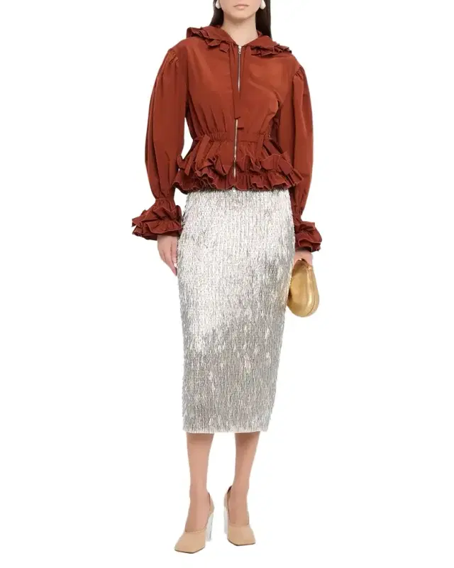 Tao Embellished Pencil Skirt