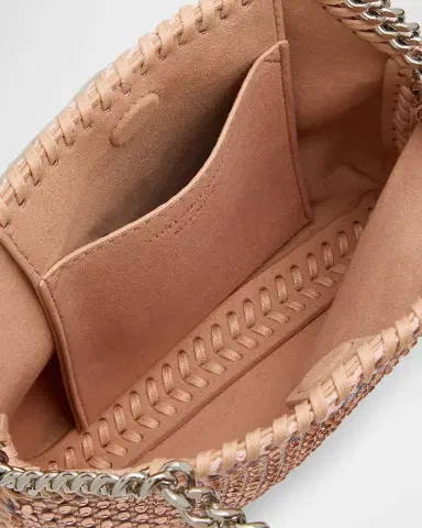 Stella McCartney Falabella Mini Crystal Mesh Tote Bag | Thumbnail 3