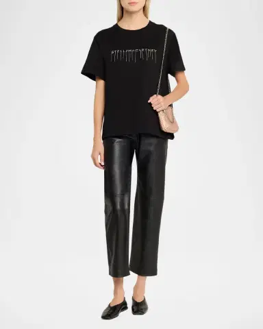 Stella McCartney Falabella Mini Crystal Mesh Tote Bag | Thumbnail 4