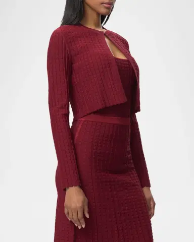 Hervé Léger The Georgina Cropped Cardigan | Thumbnail 5