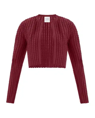 Hervé Léger The Georgina Cropped Cardigan | Thumbnail 1
