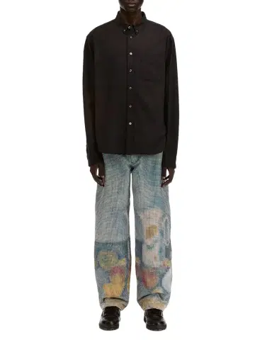 vowels Men's Baggy-Fit Work Pants | Thumbnail 1