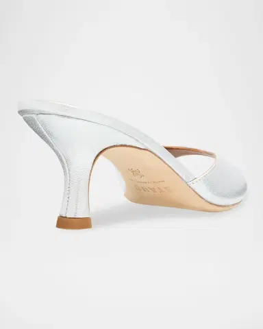 STAUD Brigitte Metallic Leather Kitten-Heel Mules | Thumbnail 5 STAUD Brigitte Metallic Leather Kitten-Heel Mules | Thumbnail 5