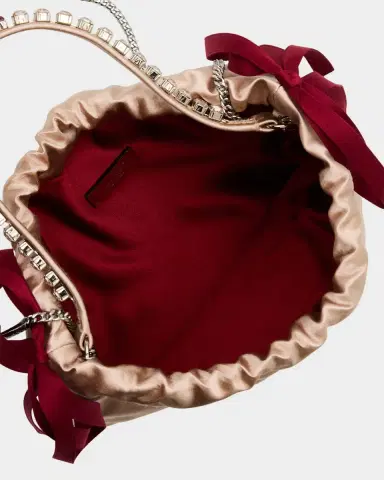 Jimmy Choo Drawstring Mini Top-Handle Bag | Thumbnail 3 Jimmy Choo Drawstring Mini Top-Handle Bag | Thumbnail 3