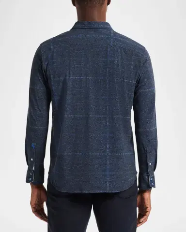 Robert Graham Men's Irving Windowpane Kaleidoscope Button-Down Shirt | Thumbnail 2 Robert Graham Men's Irving Windowpane Kaleidoscope Button-Down Shirt | Thumbnail 2