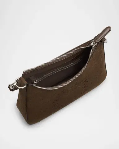Stella McCartney Vegan Leather Logo Hobo Shoulder Bag | Thumbnail 3 Stella McCartney Vegan Leather Logo Hobo Shoulder Bag | Thumbnail 3