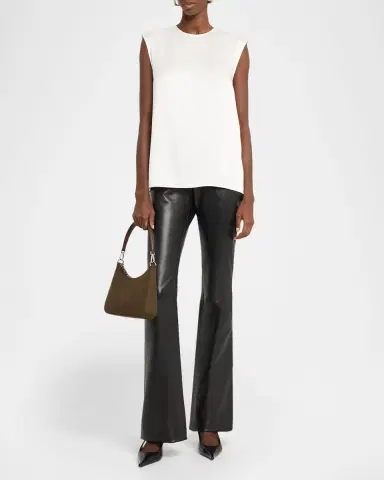 Stella McCartney Vegan Leather Logo Hobo Shoulder Bag | Thumbnail 4 Stella McCartney Vegan Leather Logo Hobo Shoulder Bag | Thumbnail 4