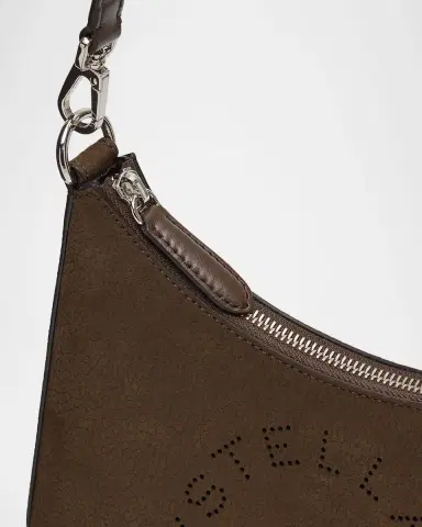 Stella McCartney Vegan Leather Logo Hobo Shoulder Bag | Thumbnail 5 Stella McCartney Vegan Leather Logo Hobo Shoulder Bag | Thumbnail 5