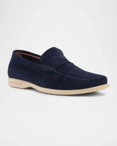 Bally Men's Switz Moc Suede Moccasins | Thumbnail 2 Bally Men's Switz Moc Suede Moccasins | Thumbnail 2