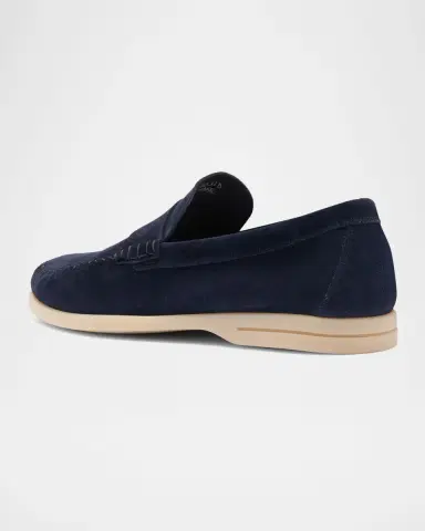 Bally Men's Switz Moc Suede Moccasins | Thumbnail 3 Bally Men's Switz Moc Suede Moccasins | Thumbnail 3